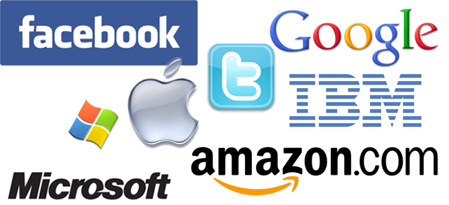 logoene til selskapene i undersøkelsen
