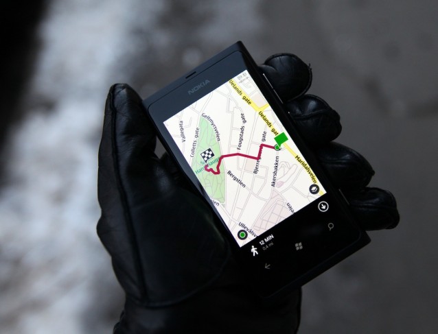 Navigasjon på Nokia Lumia 800