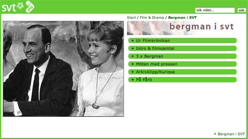 Bergman på SVT