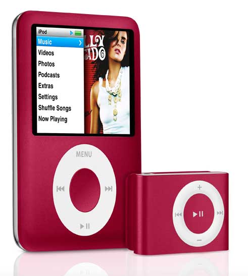 iPod nano og shuffle