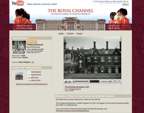 The Royal Channel on YouTube