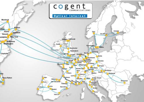 Cogento - Kart over nettverk