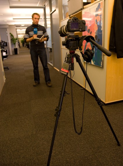Canon 5DmkII i "videomodus" med trådløs mikrofon