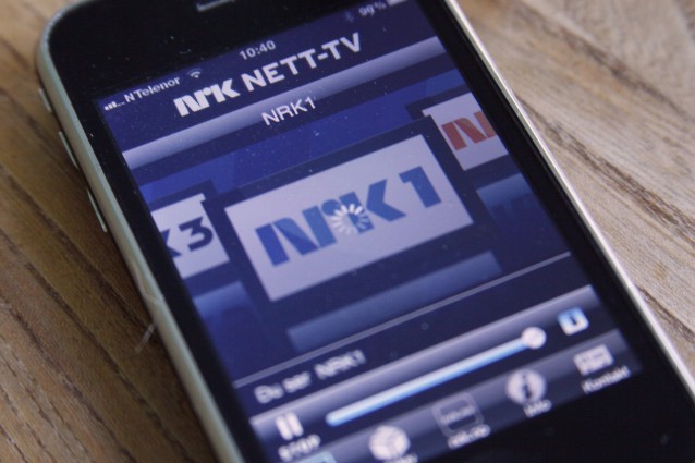 NRK Nett-TV-app for iPhone