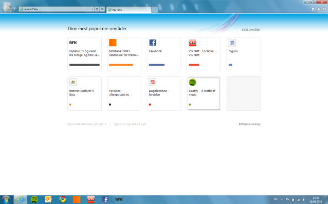 Microsoft IE9 screenshot