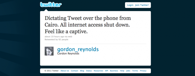 @gordon_reynolds twittrer fra Egypt