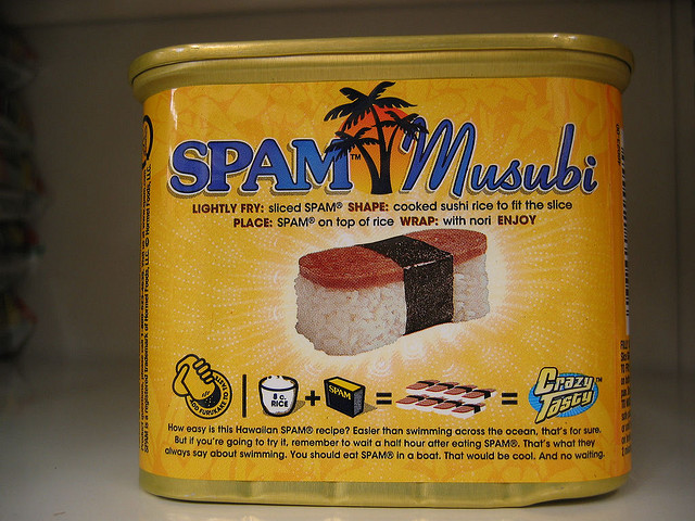 spam-sushi fra Hawaii
