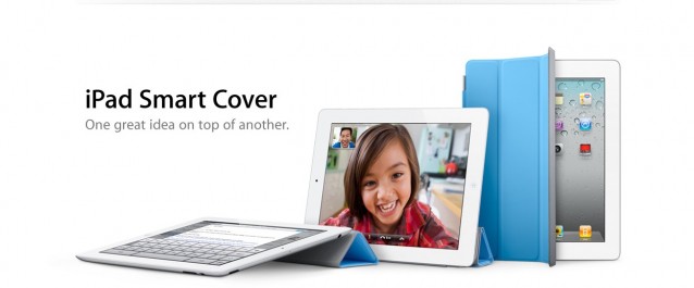 iPad med smart cover. Foto: Apple