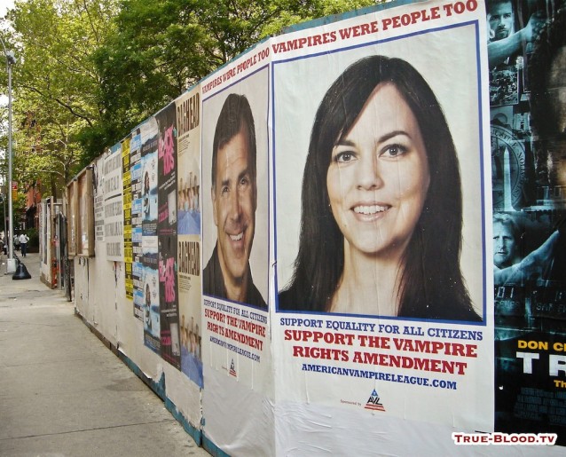 Reklameplakat for American Vampire Leauge.