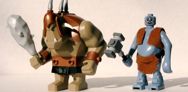 to trollfigurer av LEGO