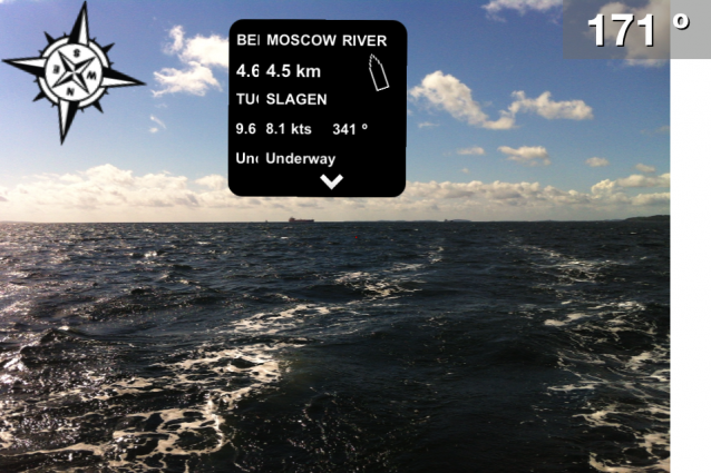 Vi har den liberia registrerte tankeren Moscow River i sikte.
