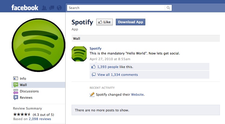 Spotify + Facebook = En rebell av et musikkbarn?