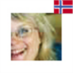 Profilbilde med norsk flagg