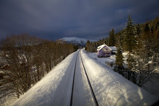 Nordlandsbanen i vinterdrakt