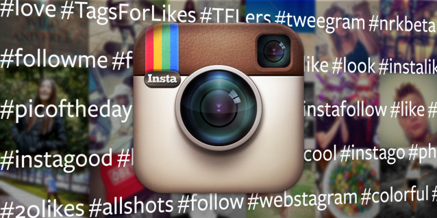 Bilder på Instagram med emneknagger får flere likes enn bilder uten.