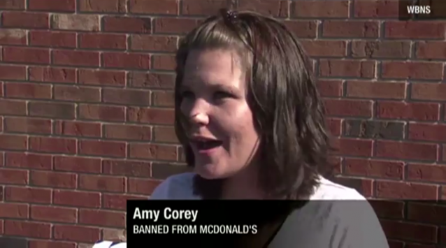CNN-screenshot via YouTube - Amy Corey - Banned from McDonald's