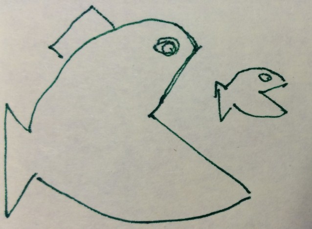 Fisk 1 Tegning Anders Hofseth CC 2014