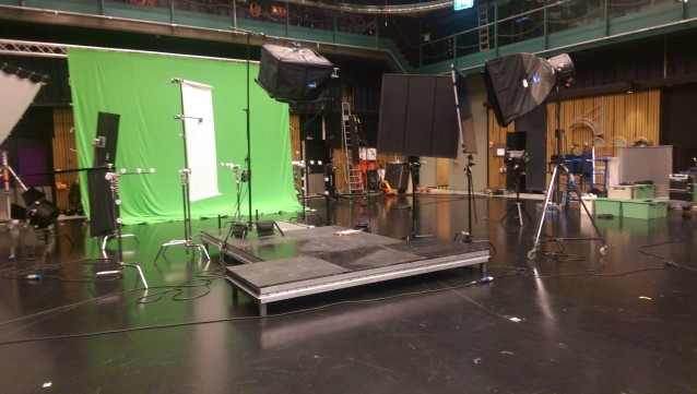 Studioet som ble brukt til opptak. Foto: NRK