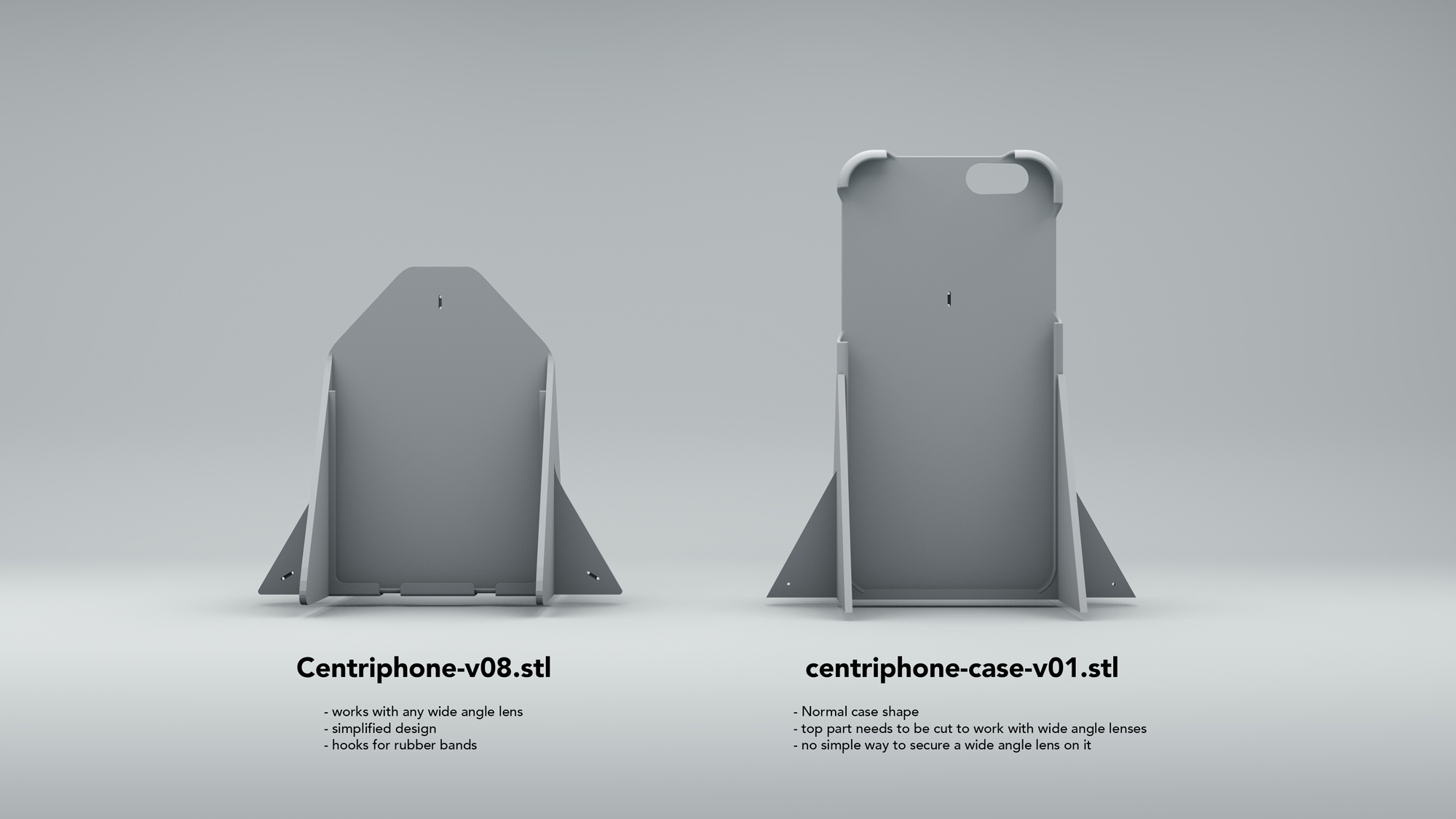 Bilde av Centriphone-modellene