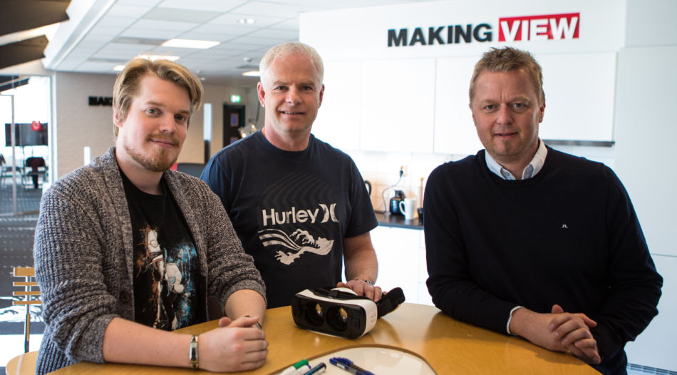 Daniel Ervik Dovahkiin - Chief Software Engineer, Lars Petter Schrøder - Chief Hardware Engineer og Are Søby Vindfallet - CEO hos Making View