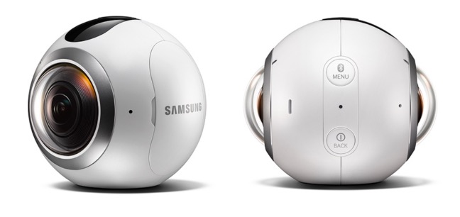 Samsungs 360°-kamera "Gear 360" selges i Norge for rundt 4000 kroner. Foto: Produsenten