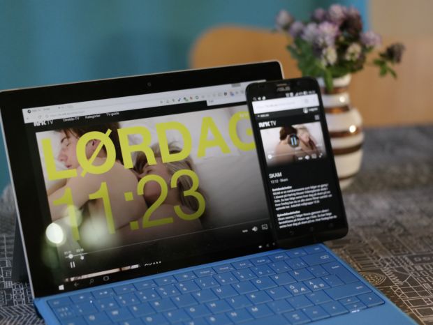 Microsoft Surface og Asus Zenfone spiller SKAM i nettleser