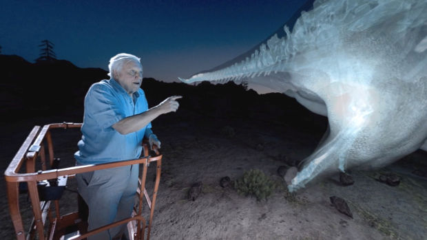 Sir David Attenborough in 360° Foto: BBC