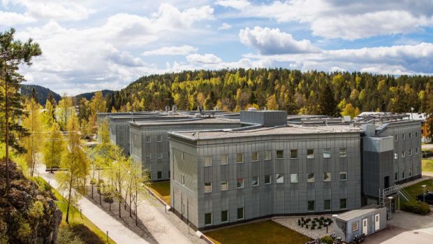 Etterretningstjenestens hovedkvarter på Lutvann i Oslo Foto: Forsvaret