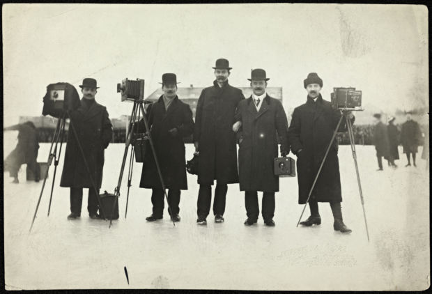 Sportsfotografer i 1910