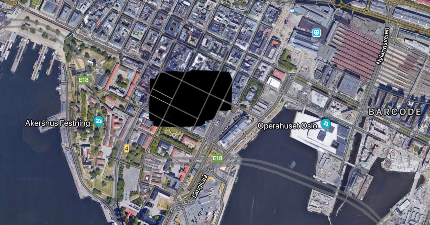 Har du lagt merke til Oslos sorte hull på Google Maps?