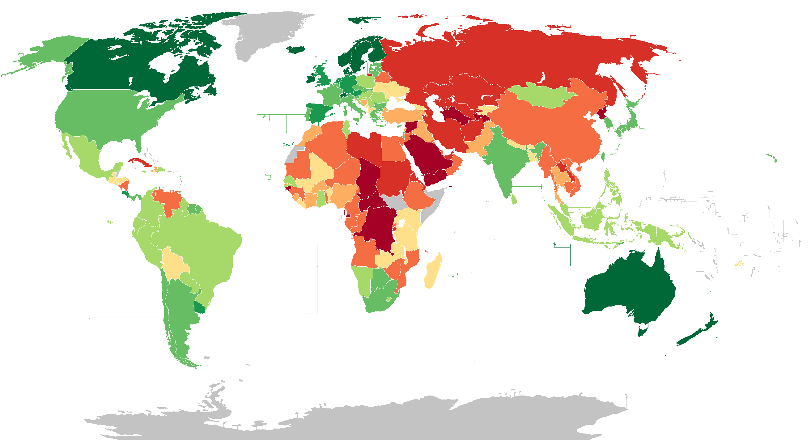 Democracy Index 2018 CC BY-SA 4.0